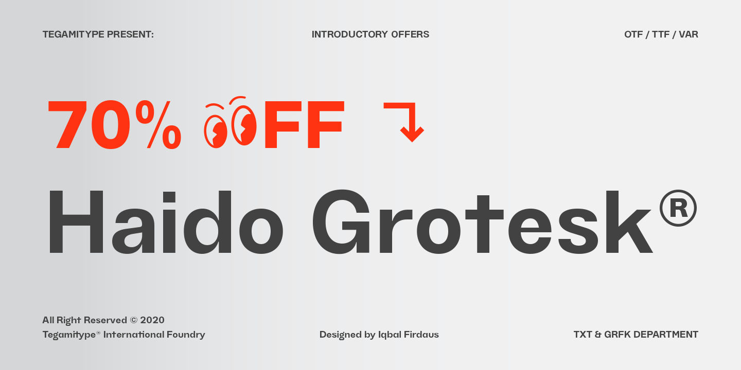 TG Haido Grotesk